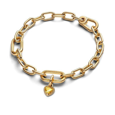Pandora ME Keltainen Sydän Mini Charm Hela 763862C01