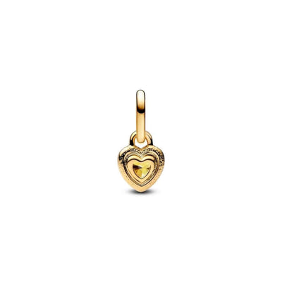 Pandora ME Keltainen Sydän Mini Charm Hela 763862C01