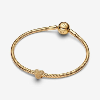 Pandora Teksturoitu Sydän Mini Charm Hela 764000C00