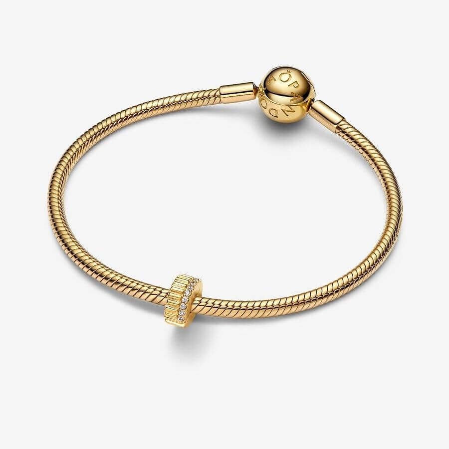 Pandora Fixed Ribbed Lukkopala 764078C01