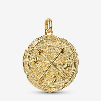 Pandora Crossing Arrows Medallion Charm Hela 764084C01