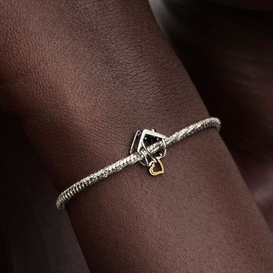 Pandora Talo ja Sydän Charm Hela 764145C00