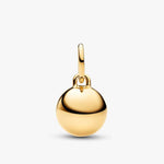 Pandora Mum Ball Clasp Charm Hela 764457C01, kaunis kultainen avattava hela.