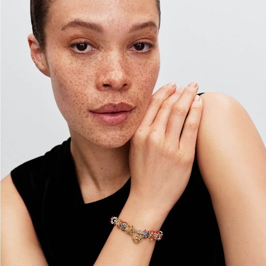 Pandora Karkkikeppikuvioinen Sydän Charm Hela 765063C01