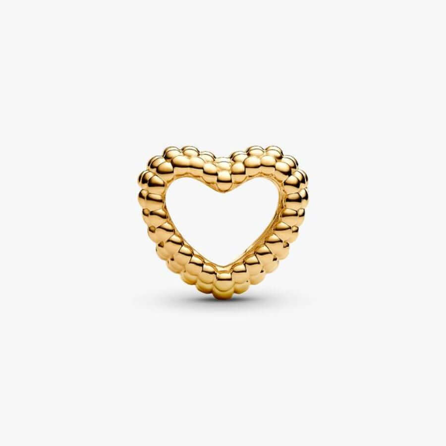 Pandora Beaded Open Heart Charm Hela 767516C00