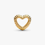 Pandora Beaded Open Heart Charm Hela 767516C00