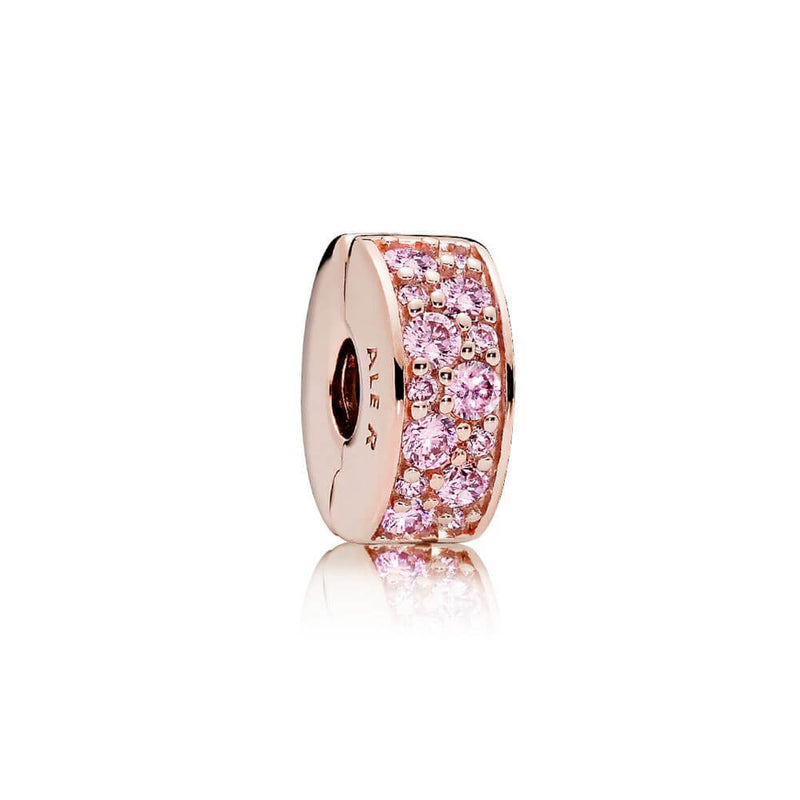 Pandora Pink Shining Elegance Rose clip 781817PCZ