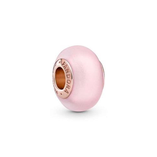 Pandora Matte Pink Murano Glass charm hela 789421C00