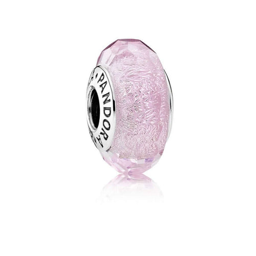 Pandora Faceted Pink Murano Glass Charm Hela 791650