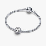 Pandora Kaiverrettava Jalkapallo Charm Hela 792016CZ E075
