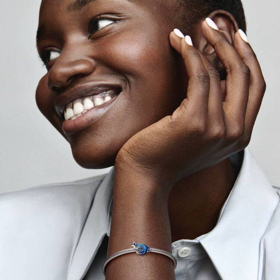 Pandora Metallinsininen Gekko Charm Hela 792701C01