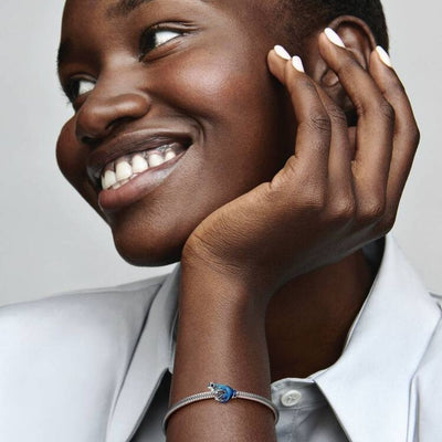 Pandora Metallinsininen Gekko Charm Hela 792701C01