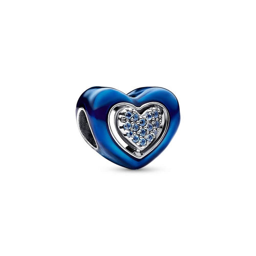 Pandora Blue Spinnable Heart charm hela 792750C01