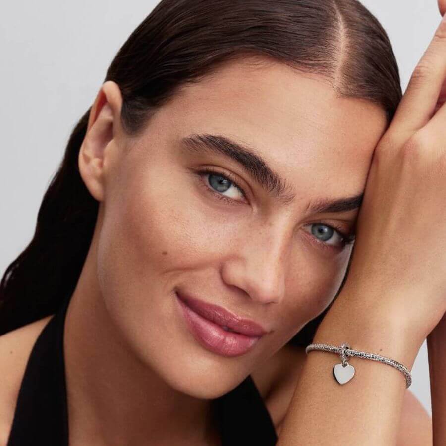 Pandora Pinkki Sydän Charm Hela 793926C02