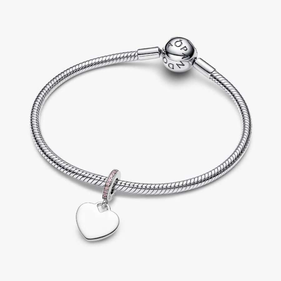 Pandora Pinkki Sydän Charm Hela 793926C02