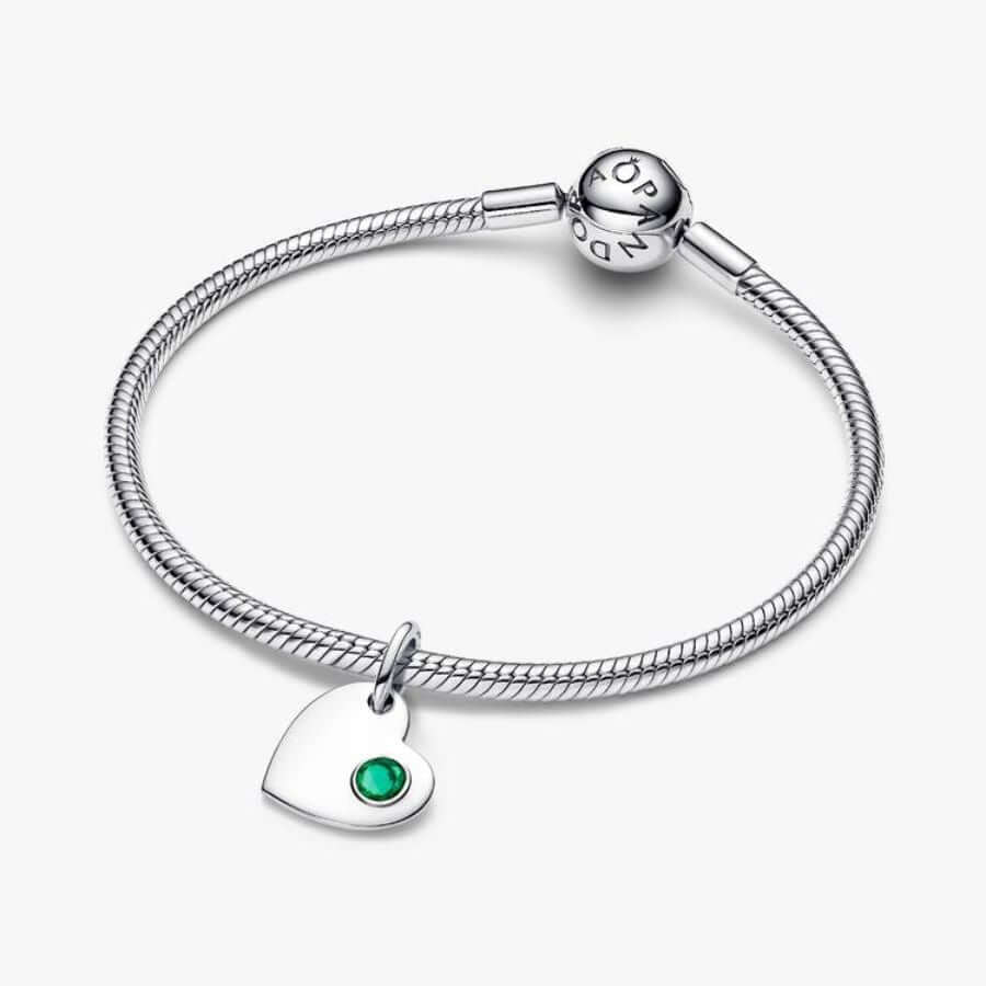 Pandora Toukokuu Kaiverrettava Sydän Charm Hela 794295C05