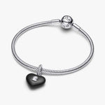 Pandora Musta Sydän Riippulukko Charm Hela 794424C02