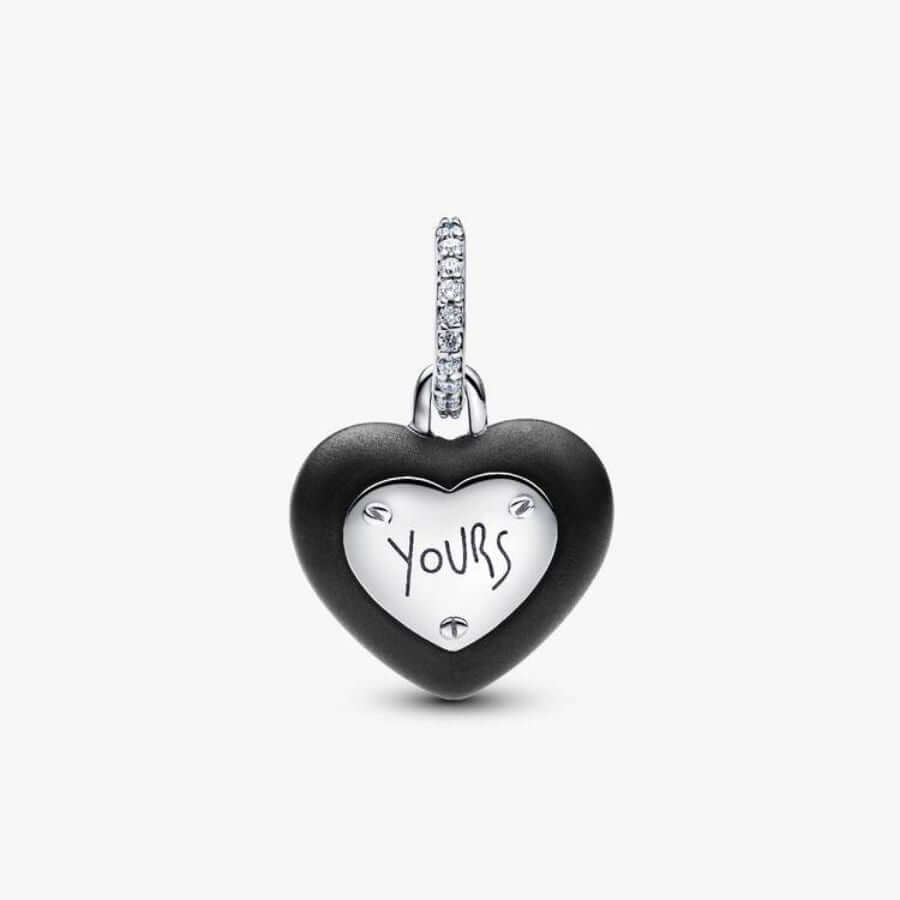 Pandora Musta Sydän Riippulukko Charm Hela 794424C02