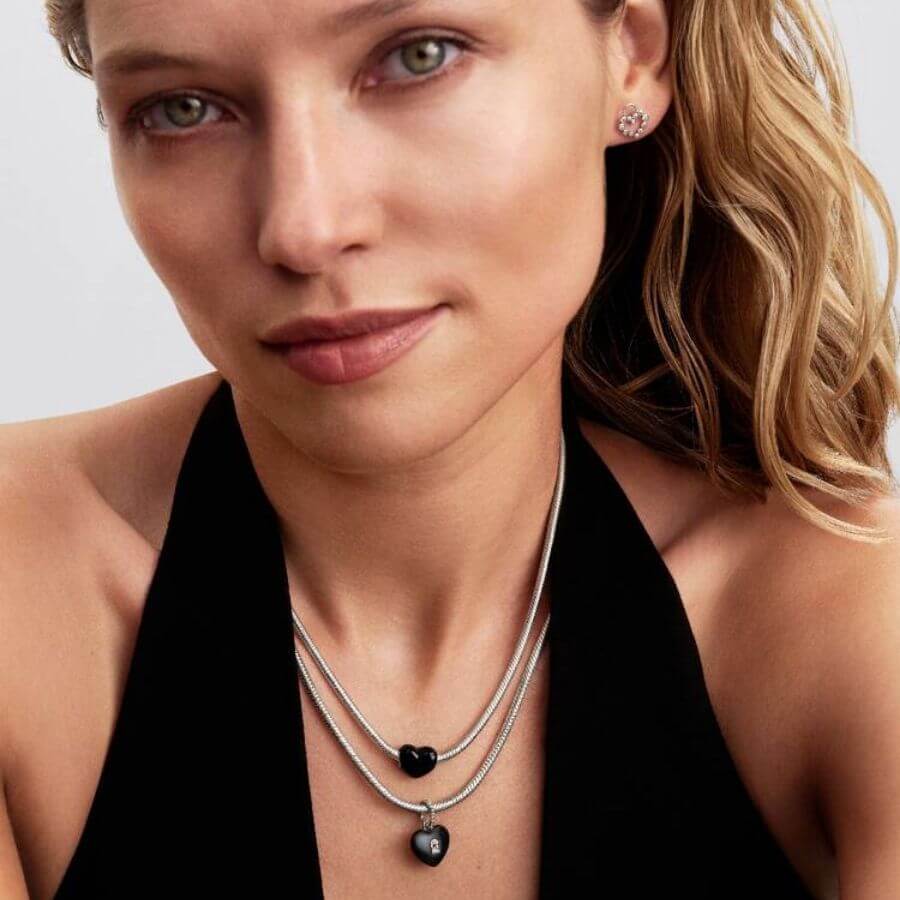 Pandora Musta Sydän Riippulukko Charm Hela 794424C02