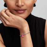 Pandora Vaaleanpunainen Etana Charm Hela 794553C01