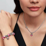 Pandora Vaaleanpunainen Etana Charm Hela 794553C01