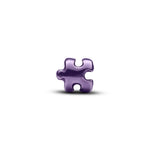 Pandora Mini Violetti Palapeli Charm Hela 794816C02