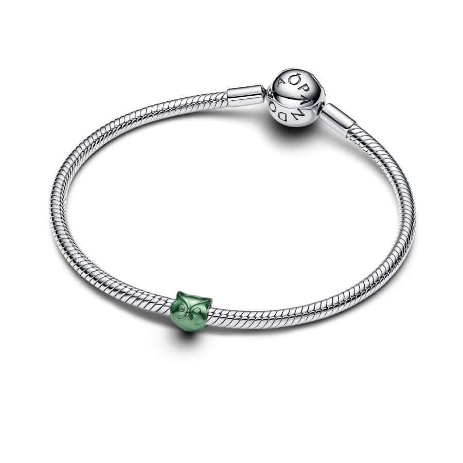 Pandora Mini Vihreä Pöllö Charm Hela 794900C01