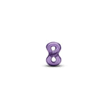 Pandora Mini Violetti Ikuisuus Charm Hela 794909C01