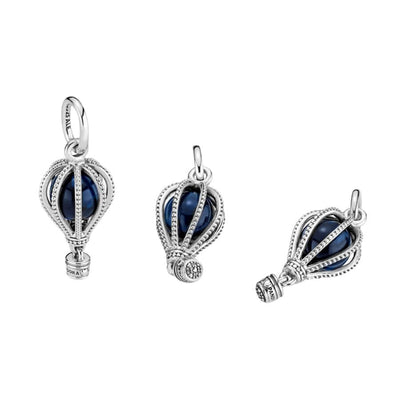 Pandora Blue Hot Air Balloon charm hela 798064NMB