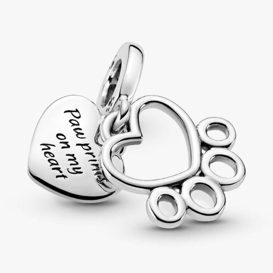 Pandora Sydän ja Tassu Charm Hela 799360C00