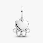 Pandora Sydän ja Tassu Charm Hela 799360C00