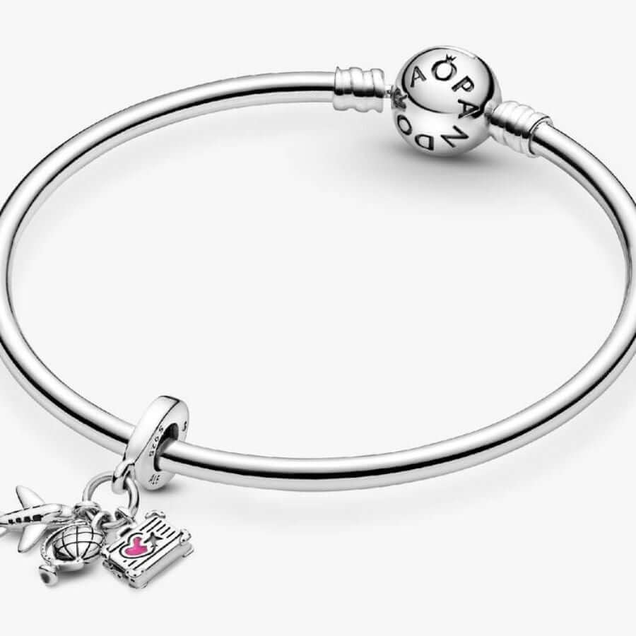 Pandora Lentokone Maapallo ja Matkalaukku Hela 799435C01