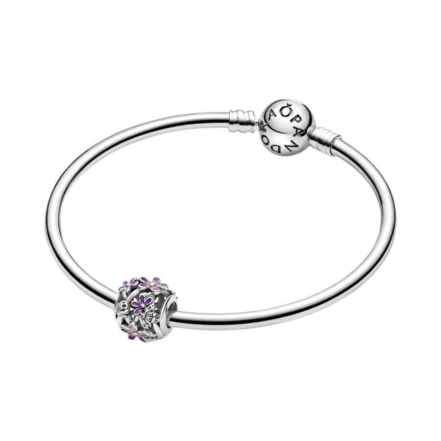 Pandora Openwork Violetti päivänkakkara Charm Hela 798772c02