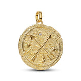 Pandora Crossing Arrows Medallion Charm Hela 764084C01