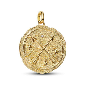 Pandora Crossing Arrows Medallion Charm Hela 764084C01