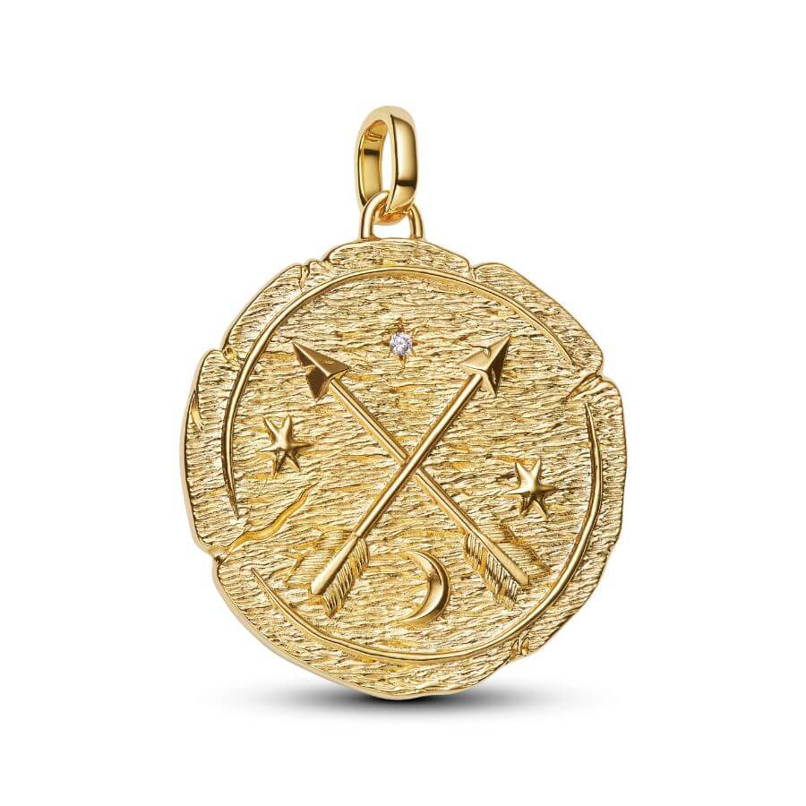 Pandora Crossing Arrows Medallion Charm Hela 764084C01