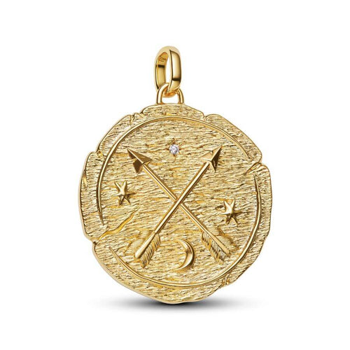 Pandora Crossing Arrows Medallion Charm Hela 764084C01