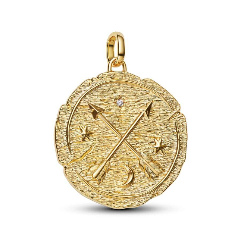 Pandora Crossing Arrows Medallion Charm Hela 764084C01
