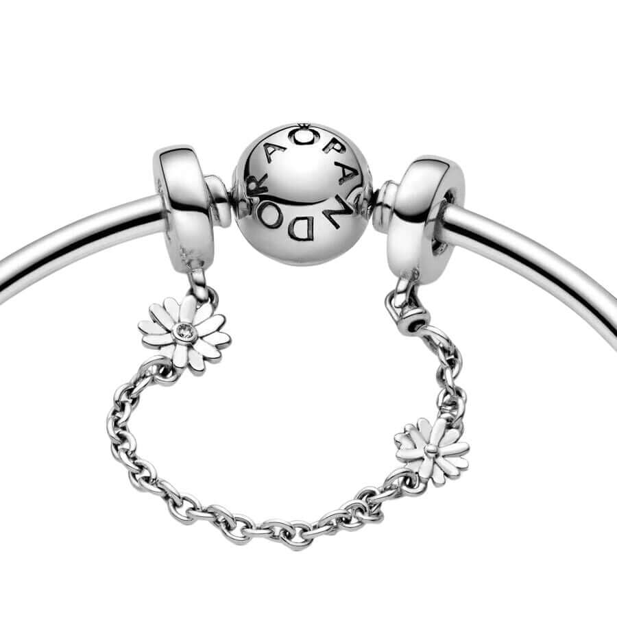 Pandora Moments Daisy Flower Safety Chain turvaketju 798764C01-05