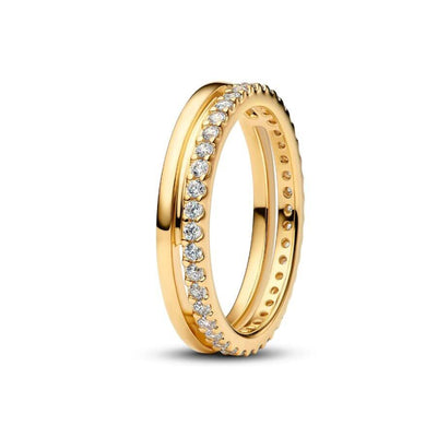 Pandora Double Band Sormus 163799C01