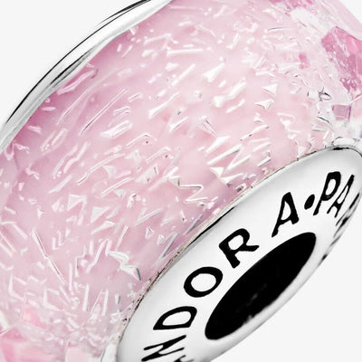Pandora Faceted Pink Murano Glass Charm Hela 791650