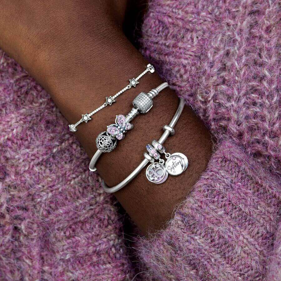 Pandora Forever Sisters Dangle Charm Hela 798012FPC