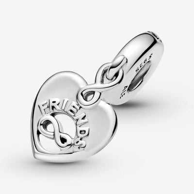 Pandora Friends Forever Heart Dangle charm hela 799294c01