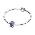 Pandora Galaxy Blue & Star Murano Charm Hela 790015C00