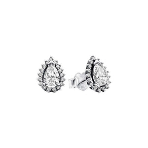 Pandora Sparkling Pear Halo korvakorut 292834C01