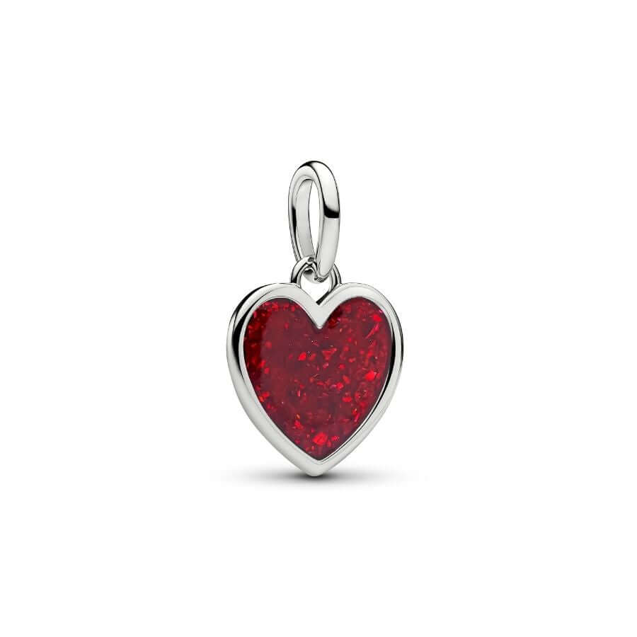Pandora Kaiverrettava Punainen Sydän Charm Hela 735088C03