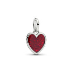 Pandora Kaiverrettava Punainen Sydän Charm Hela 735088C03