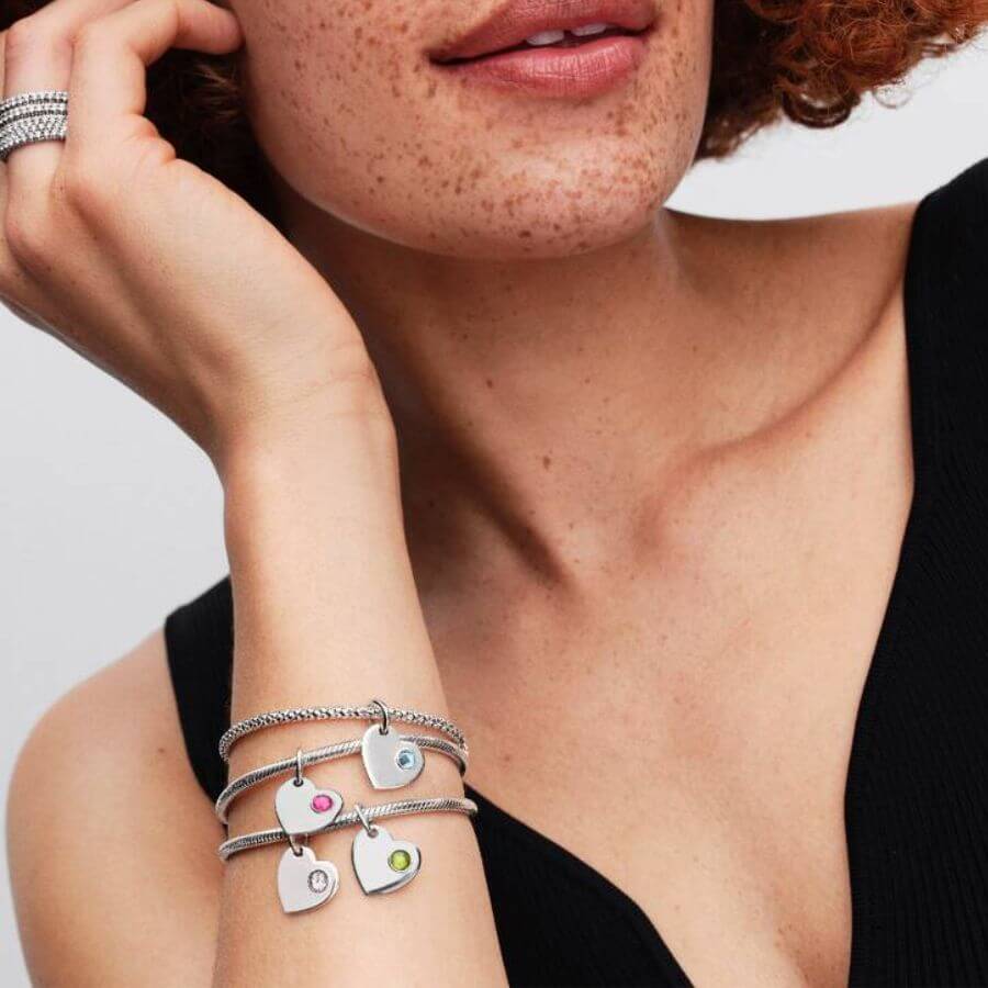 Pandora Syyskuu Kaiverrettava Sydän Charm Hela 794295C09