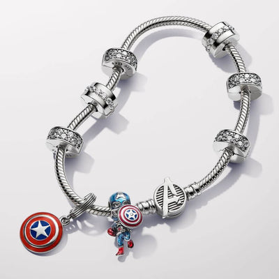 Pandora Marvel Kapteeni Amerikka Charm Hela 793129C01