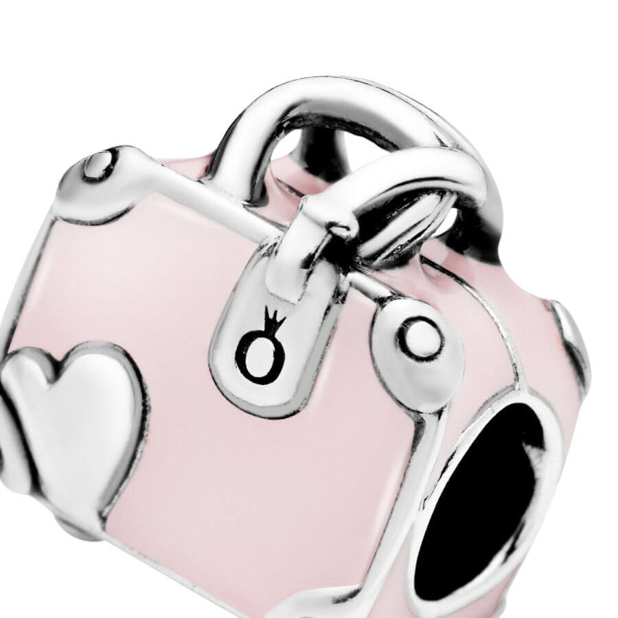 Pandora Pinkki Matkalaukku charm hela 798063EN124